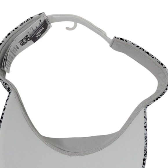 Puma Golf Visor Womens OS Adjustable Hat Golf Pickleball Tennis Leopard NEW - Picture 10 of 16
